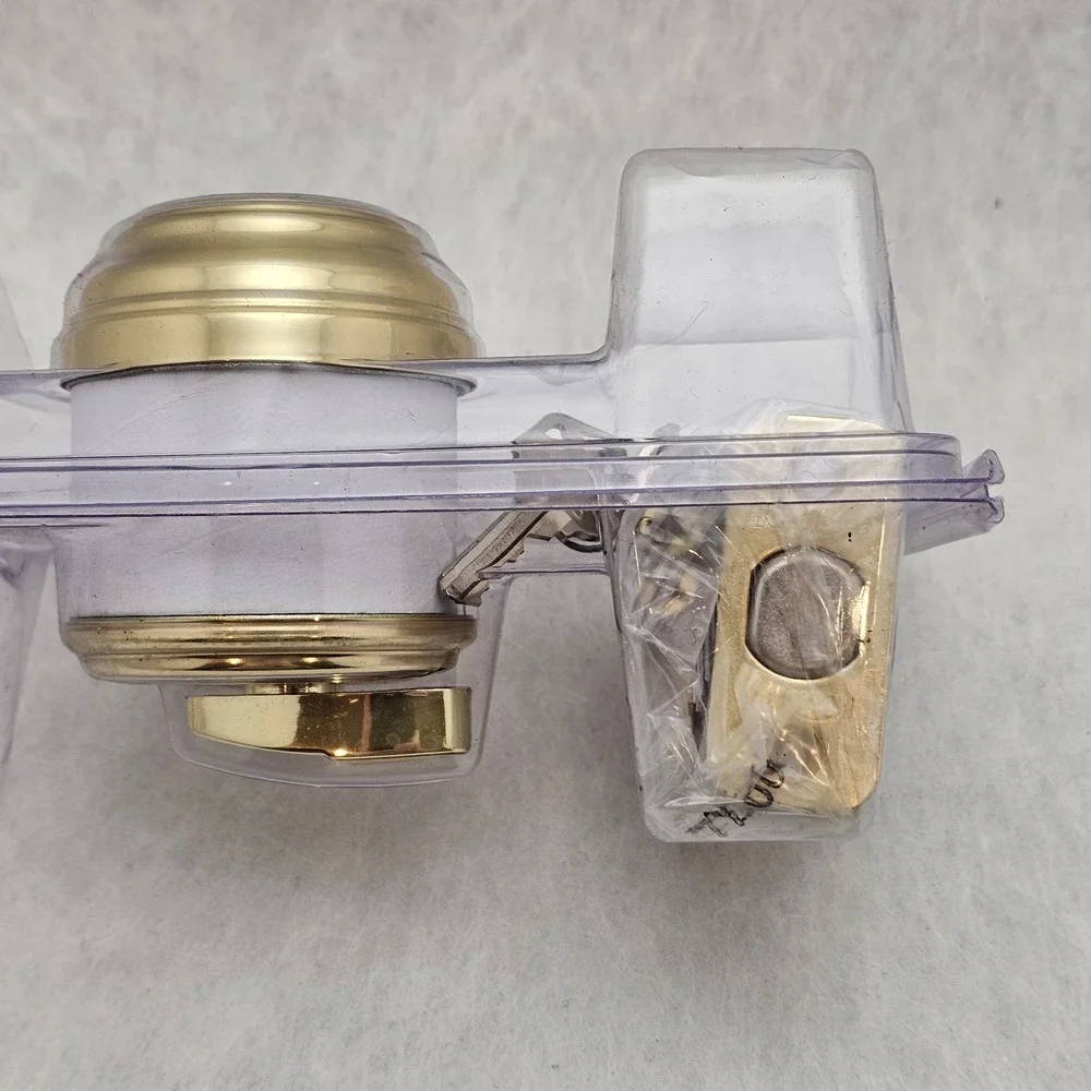 Kwikset Signatures 980 Deadbolt Series Polished Brass w/SmartKey Single Cylinder
